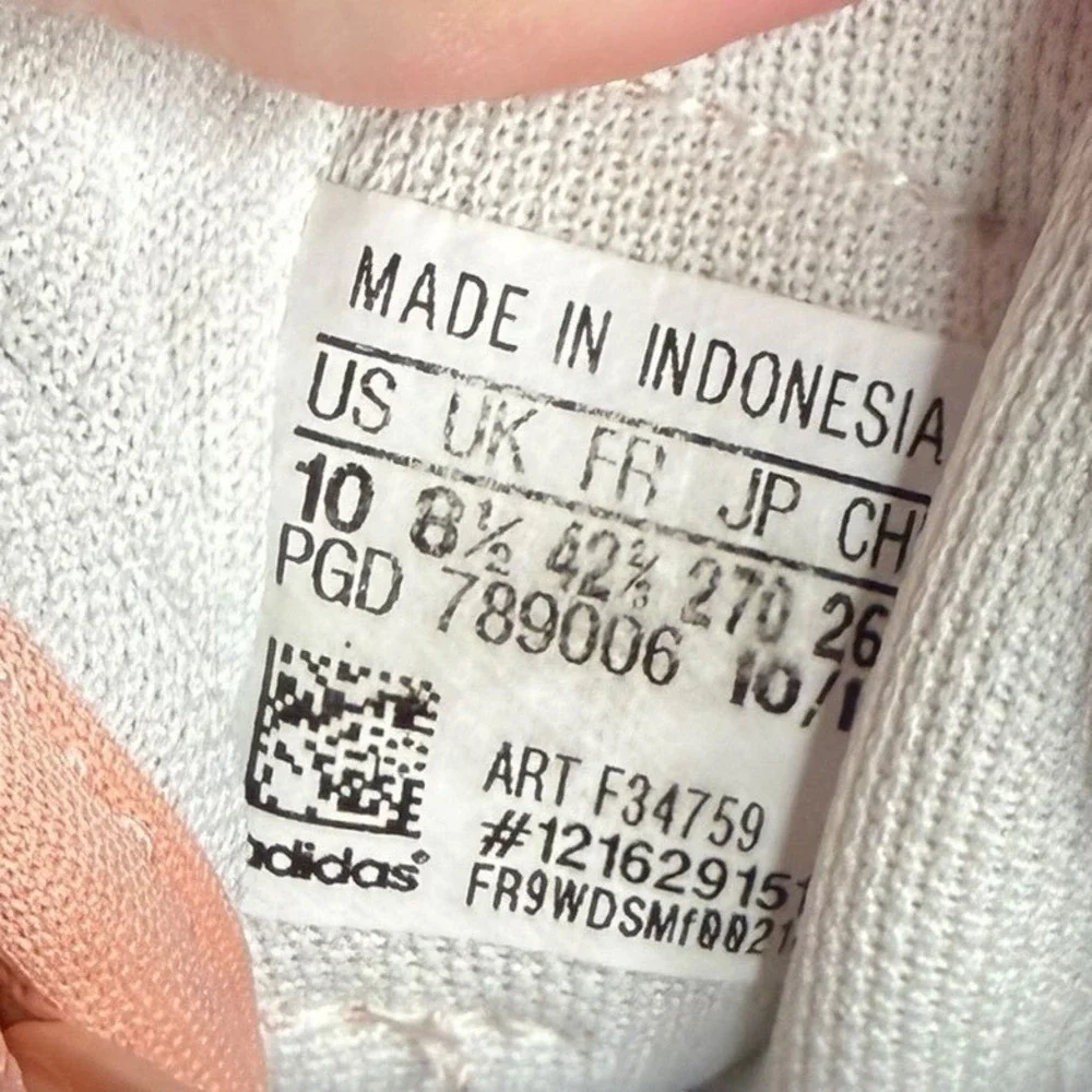 Adidas‎ Peach Duramo 9 Running Shoes Mesh Cloudfoam Women's Size 10
